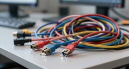 disorganized cables cause frustration