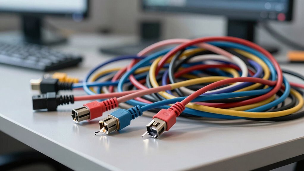 disorganized cables cause frustration