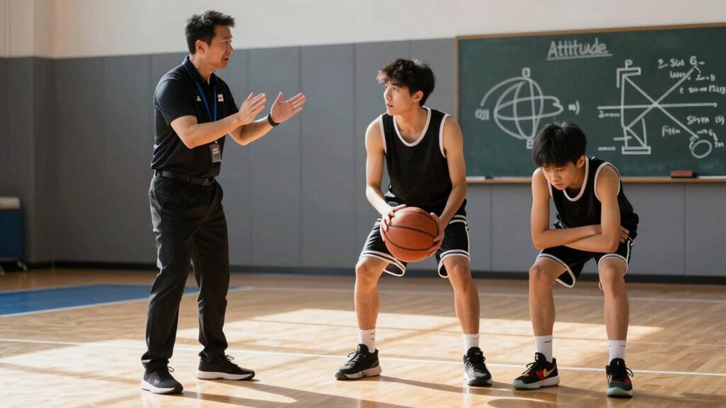 distinguish attitude from skill