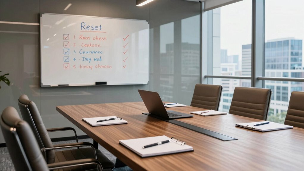 effective meeting room preparation