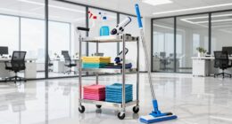 efficient large office cleaning