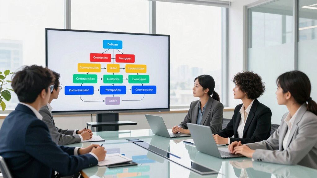establish clear communication hierarchy