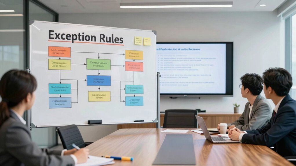 importance of exception rules