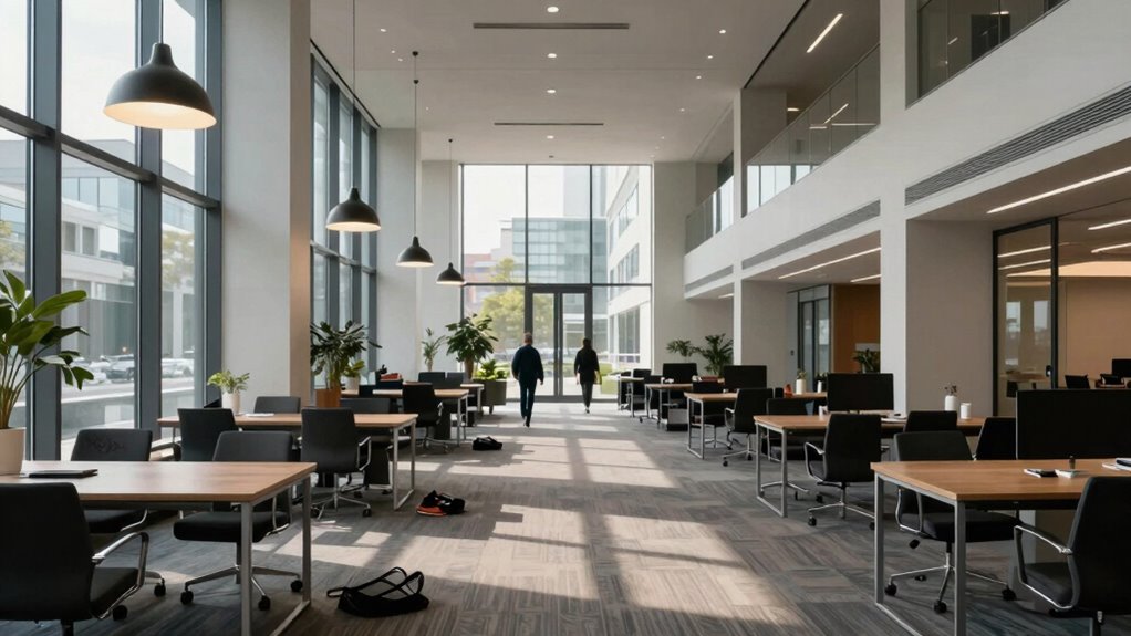 inefficient office visitor movement