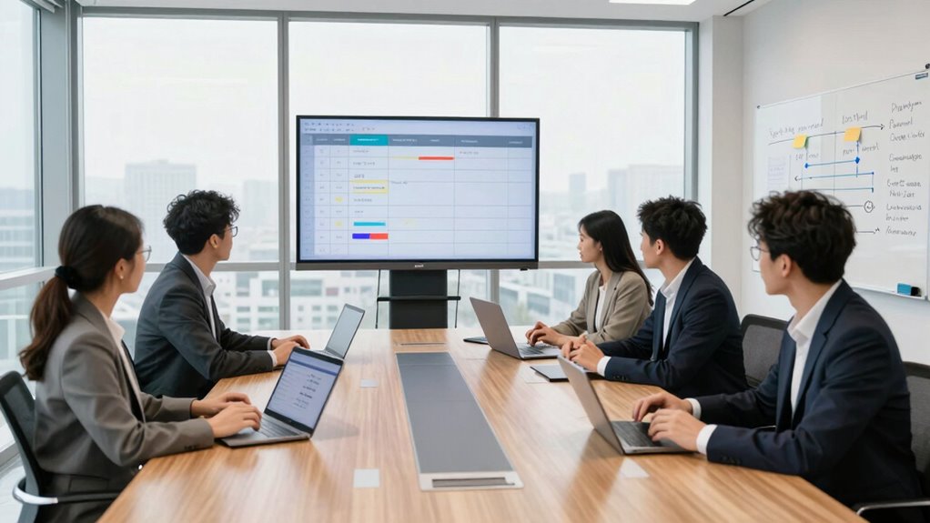 maintain focused weekly meetings
