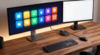 optimized desk docking setup