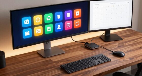 optimized desk docking setup