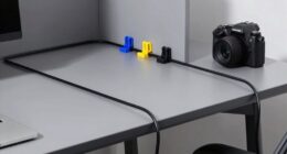 organized shared workspace cables