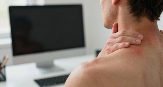 poor monitor height posture