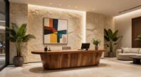 reception layout influences perceptions