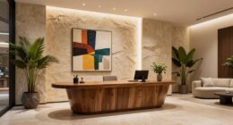 reception layout influences perceptions