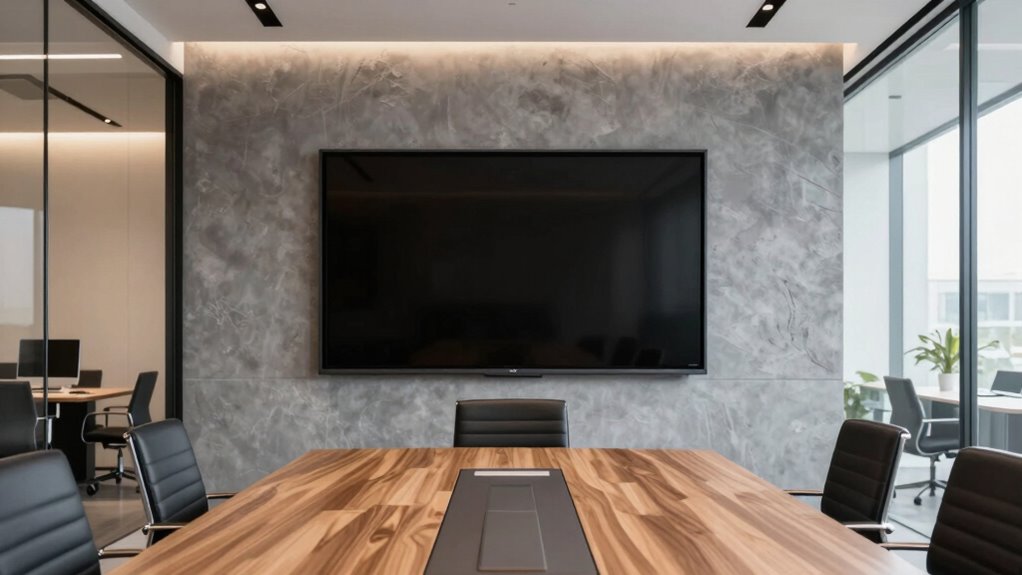 room specific display size standards