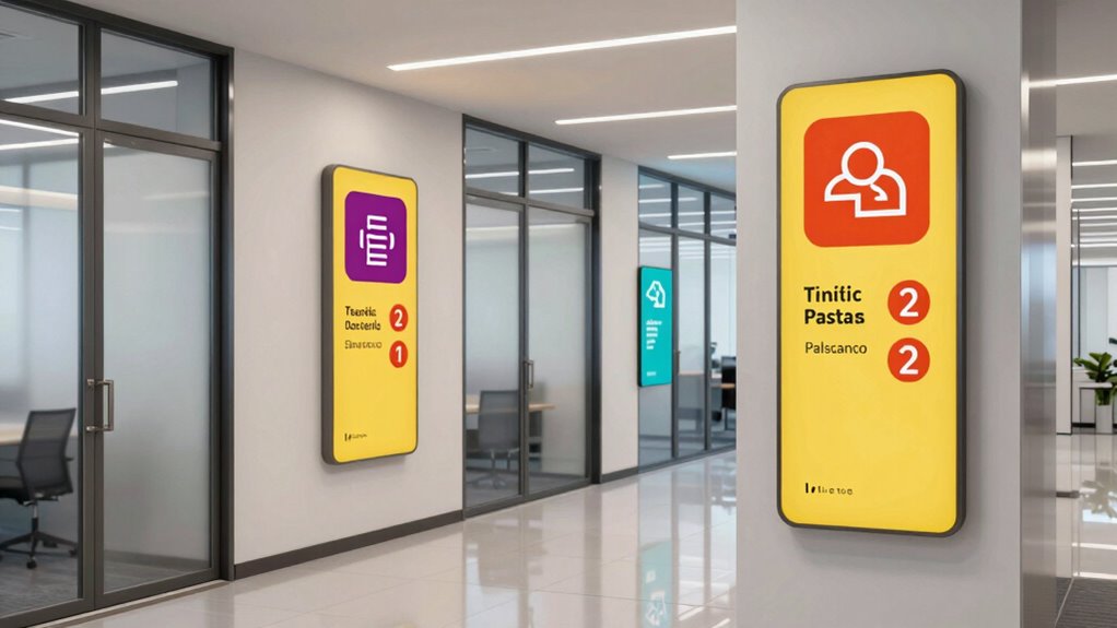 signage enhances engagement and branding