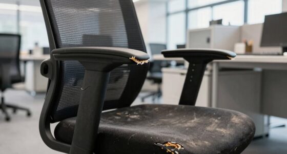 uncomfortable low quality office chairs