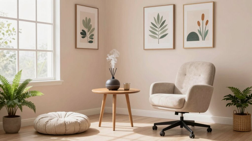 wellness room for relaxation