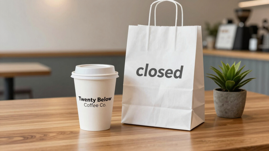 Twenty Below Coffee Co. announces it is closing