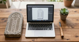 Revolutionizing SVG Carving With AI: The Story Of 'The Runestone Field'
